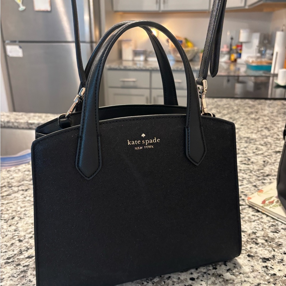 Kate Spade Black Satchel Dome-Shaped Structured